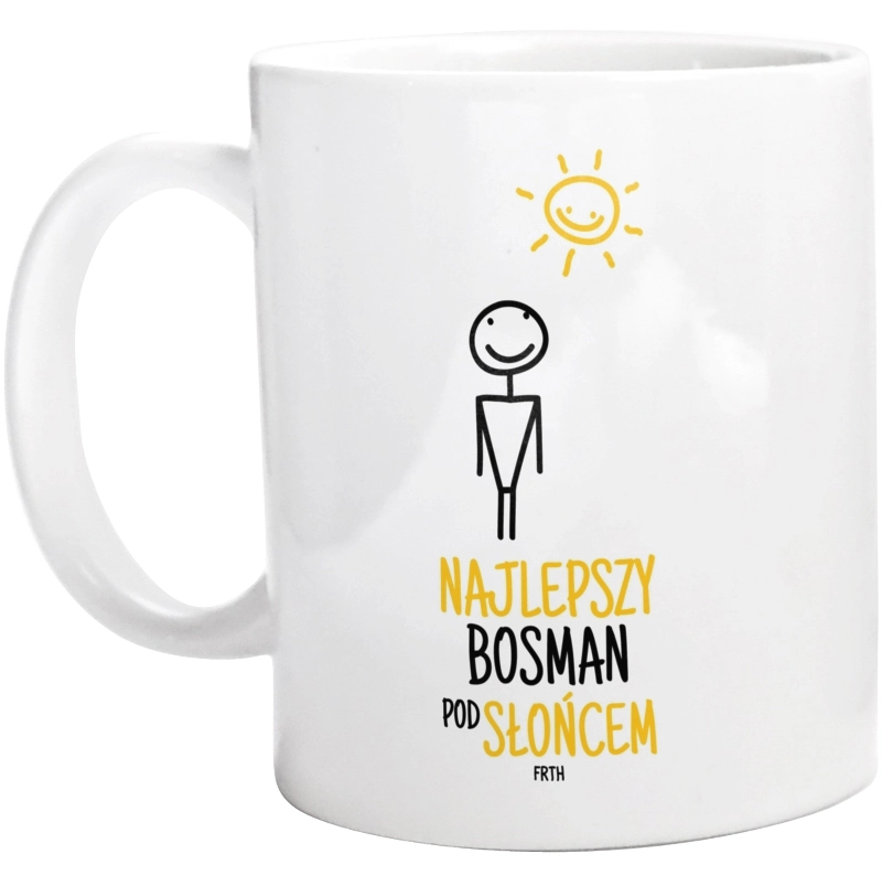 Najlepszy Bosman Pod Słońcem - Kubek Biały