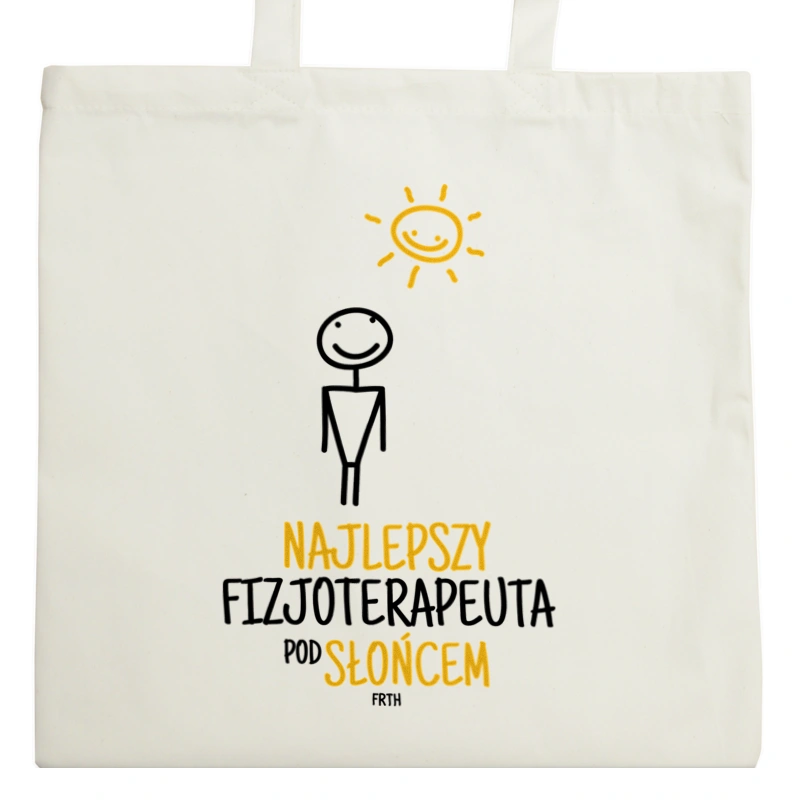 Najlepszy Fizjoterapeuta Pod Słońcem - Torba Na Zakupy Natural