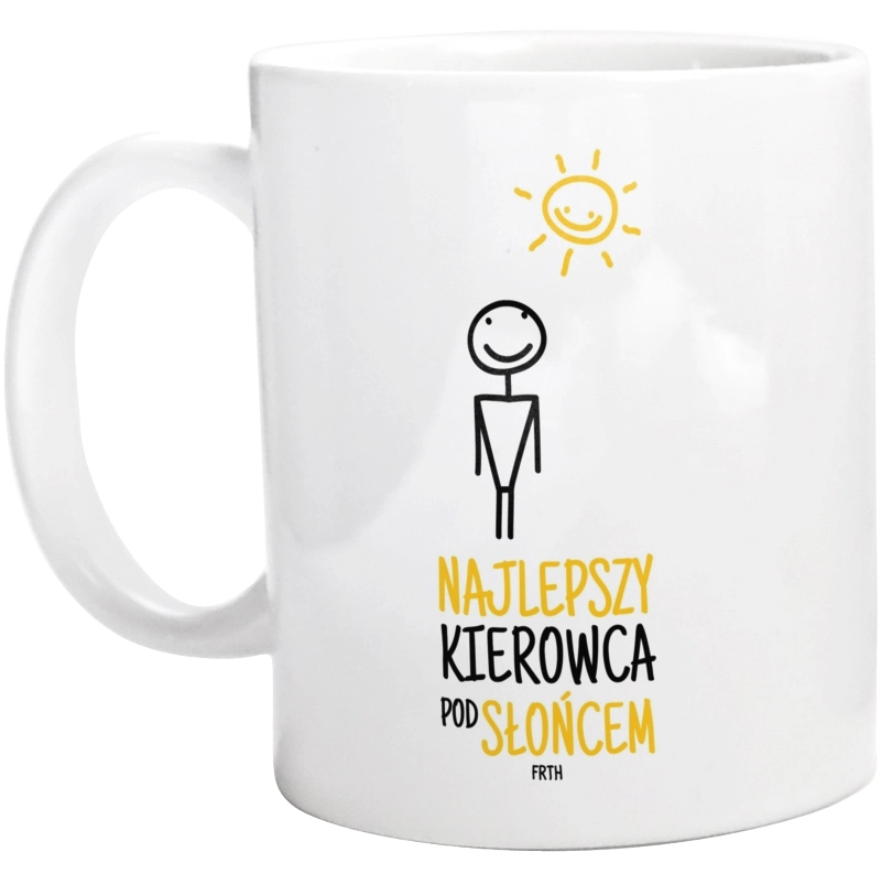 Najlepszy Kierowca Pod Słońcem - Kubek Biały