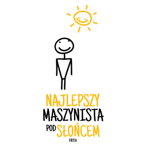 Najlepszy Maszynista Pod Słońcem - Kubek Biały