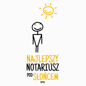 Najlepszy notariusz pod słońcem - Poduszka Biała