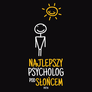 Najlepszy Psycholog Pod Słońcem - Męska Koszulka Czarna