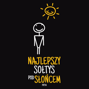 Najlepszy Sołtys Pod Słońcem - Męska Koszulka Czarna