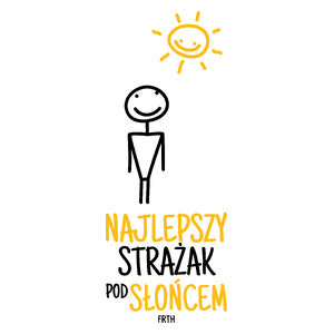 Najlepszy strażak pod słońcem - Kubek Biały