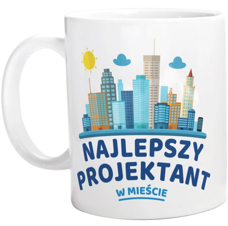 Najlepszy Projektant W Mieście - Kubek Biały