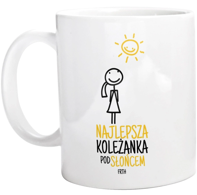 Najlepsza Koleżanka Pod Słońcem - Kubek Biały