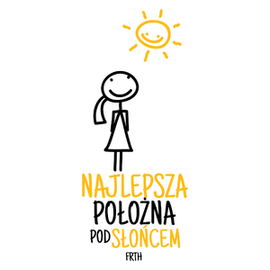 Najlepsza Położna Pod Słońcem - Kubek Biały