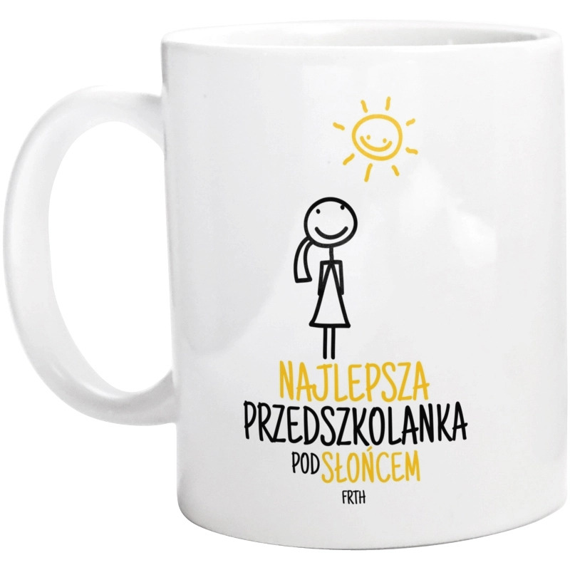 Najlepsza Przedszkolanka Pod Słońcem - Kubek Biały