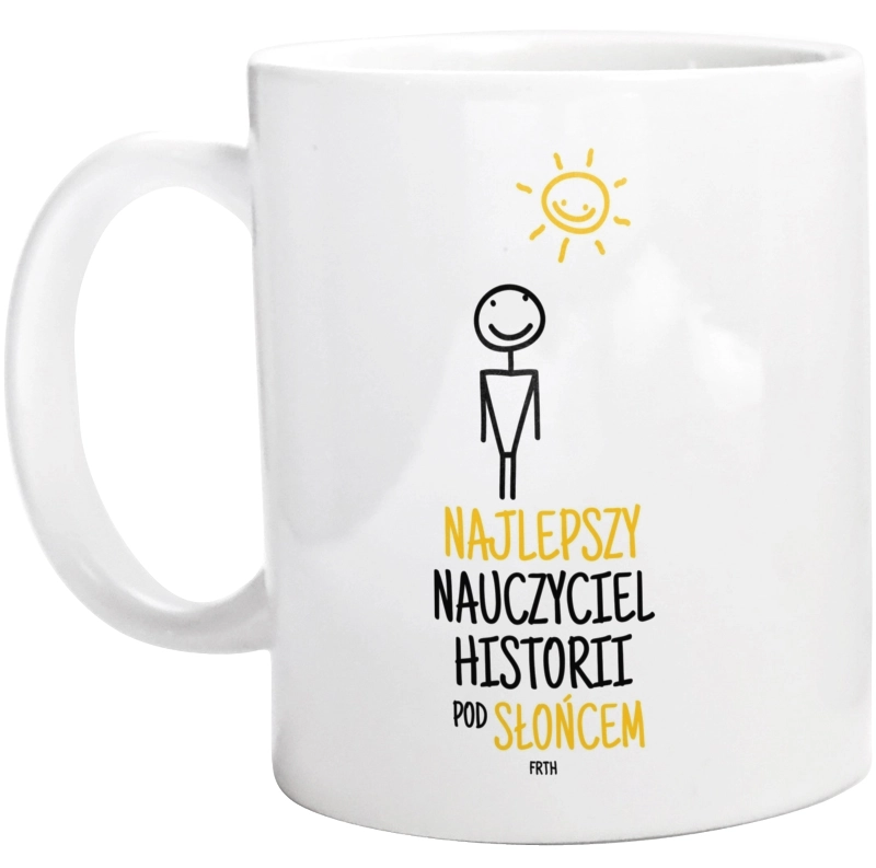 Najlepszy nauczyciel historii pod słońcem - Kubek Biały