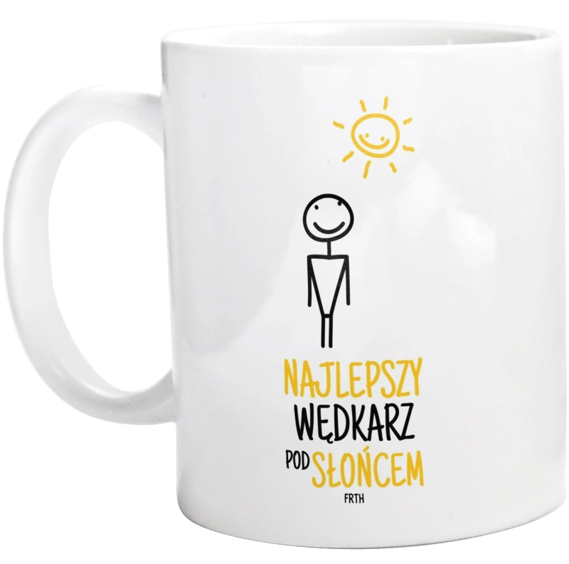 Najlepszy Wędkarz Pod Słońcem - Kubek Biały