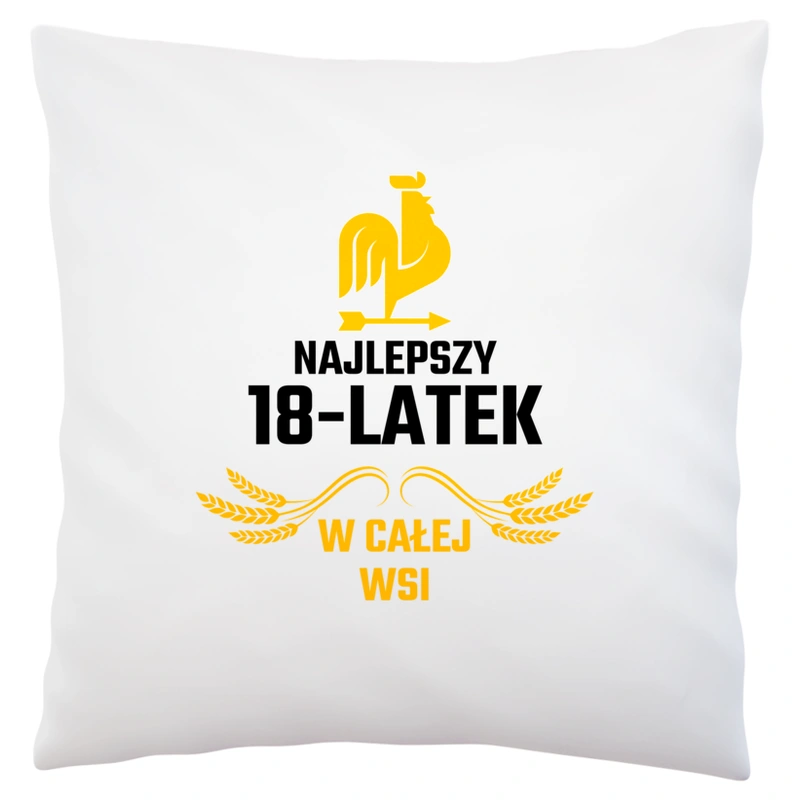 Najlepszy 18-Latek W Całej Wsi - Poduszka Biała