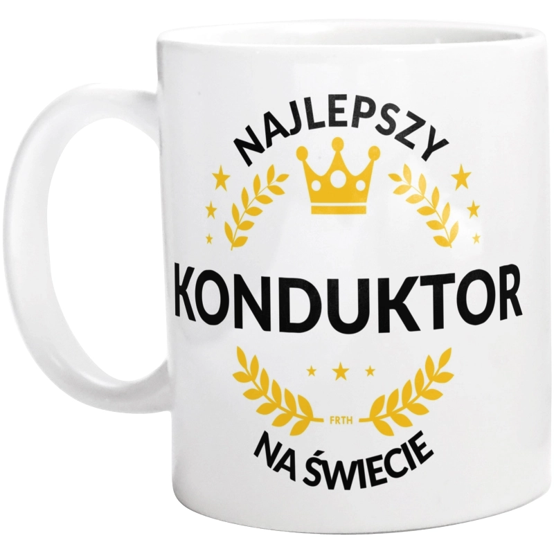 Najlepszy Konduktor Na Świecie - Kubek Biały