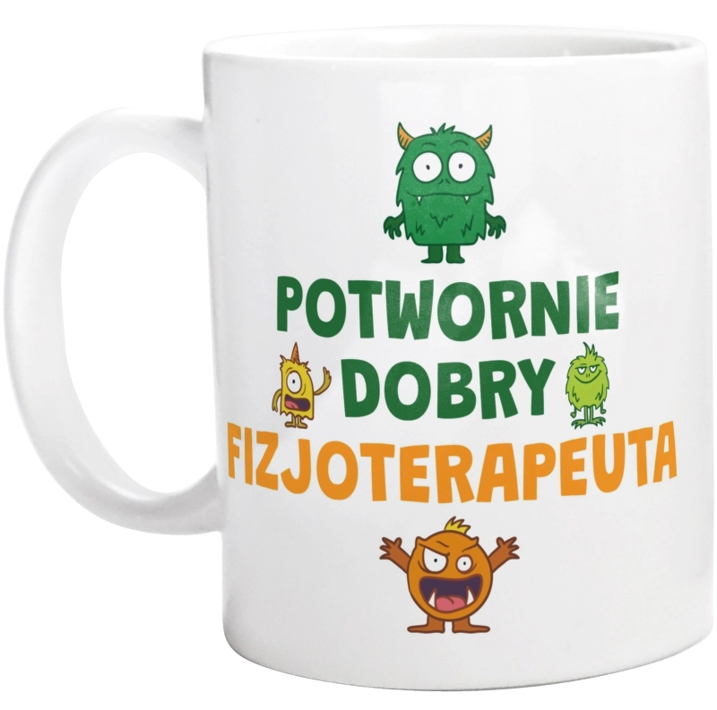 Potwornie Dobry Fizjoterapeuta - Kubek Biały