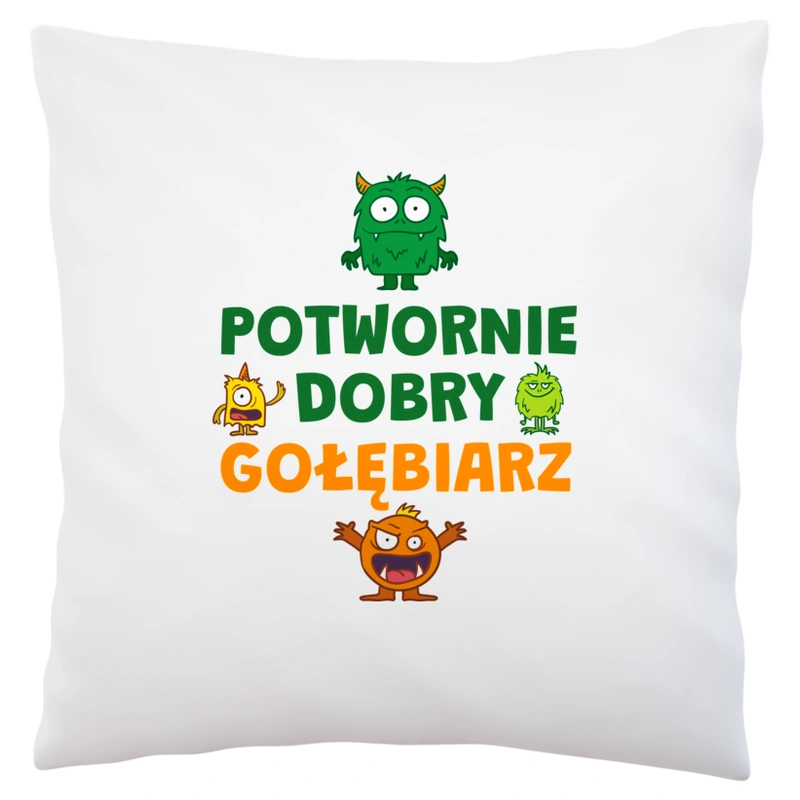 Potwornie Dobry Gołębiarz - Poduszka Biała