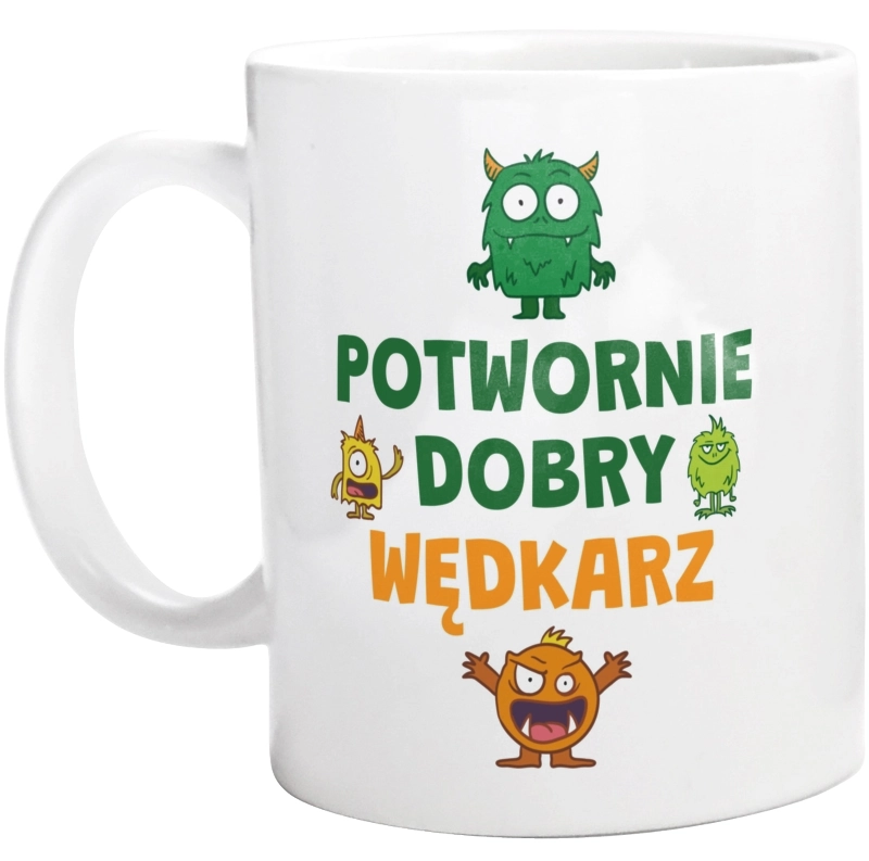 Potwornie Dobry Wędkarz - Kubek Biały