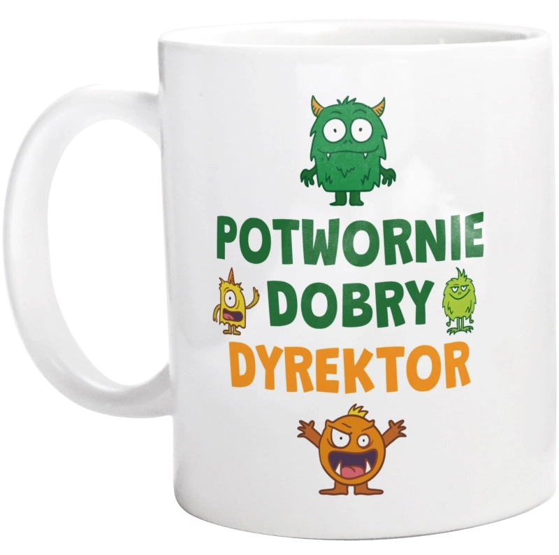 Potwornie Dobry Dyrektor - Kubek Biały