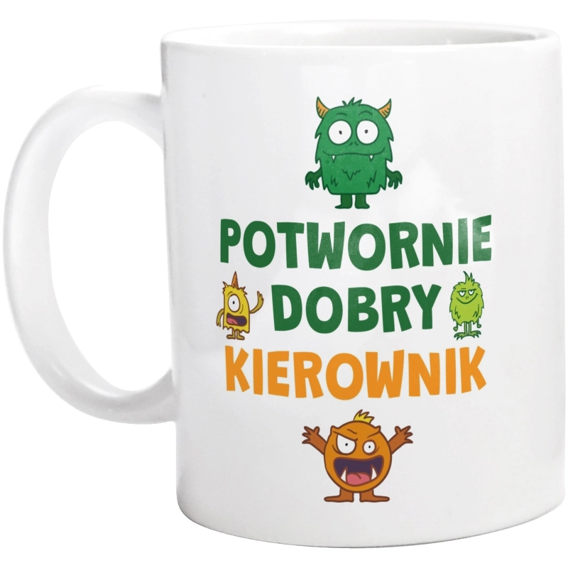 Potwornie Dobry Kierownik - Kubek Biały