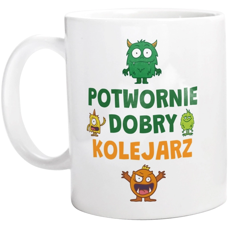 Potwornie Dobry Kolejarz - Kubek Biały