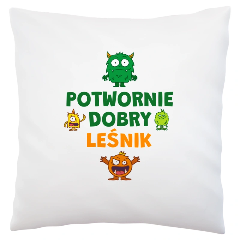 Potwornie Dobry Leśnik - Poduszka Biała