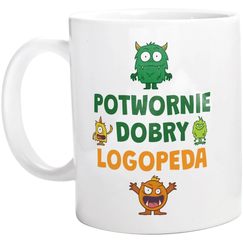 Potwornie Dobry Logopeda - Kubek Biały