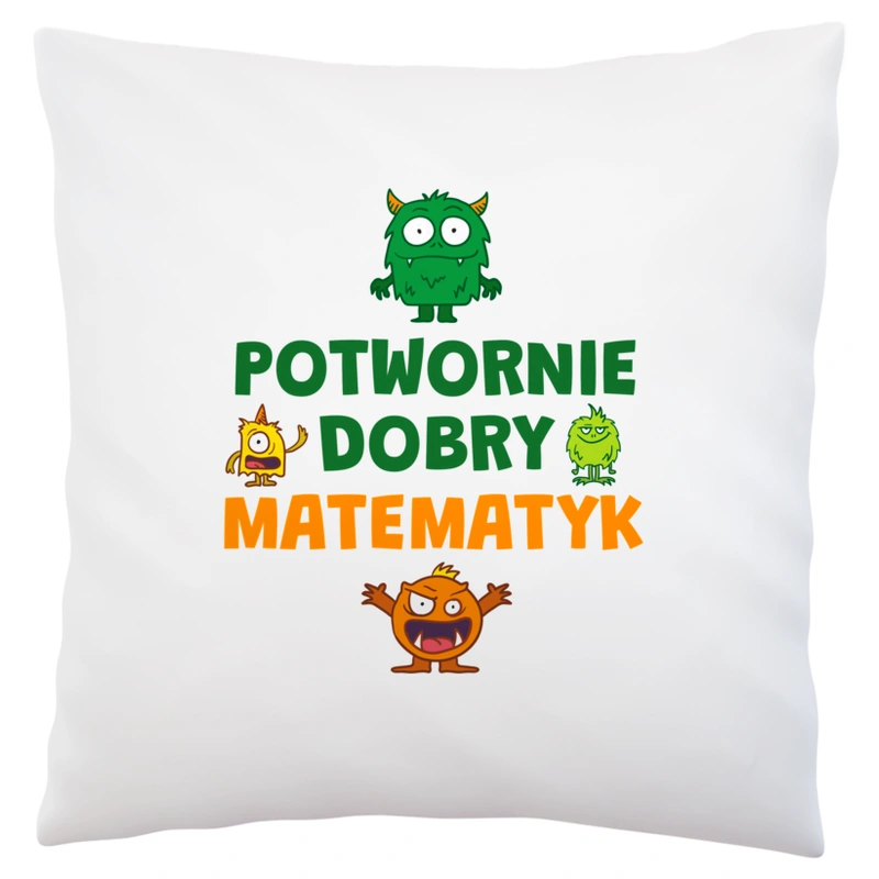 Potwornie Dobry Matematyk - Poduszka Biała