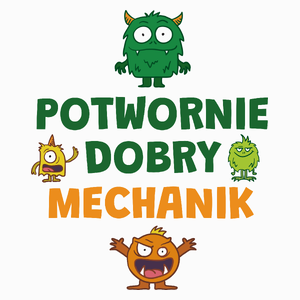 Potwornie Dobry Mechanik - Poduszka Biała