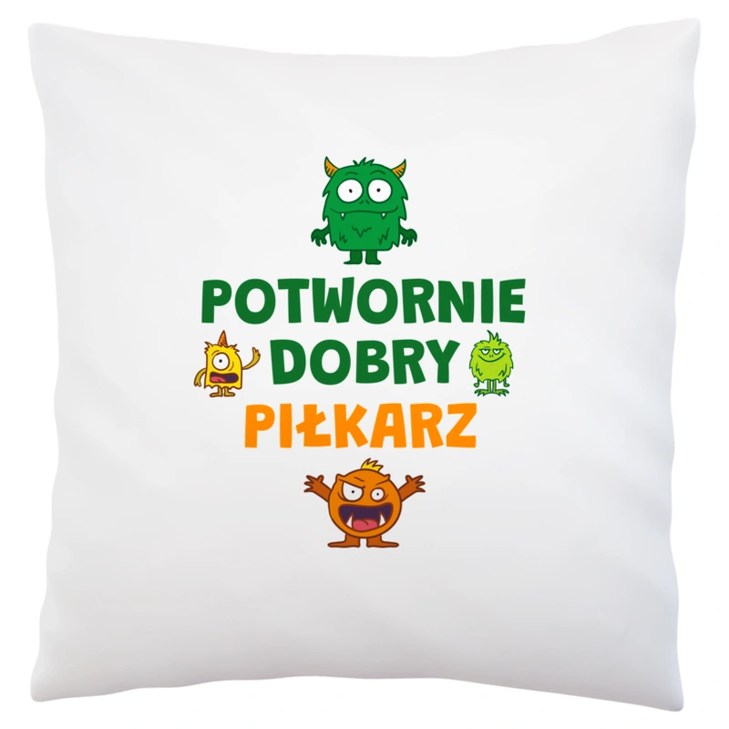 Potwornie Dobry Piłkarz - Poduszka Biała