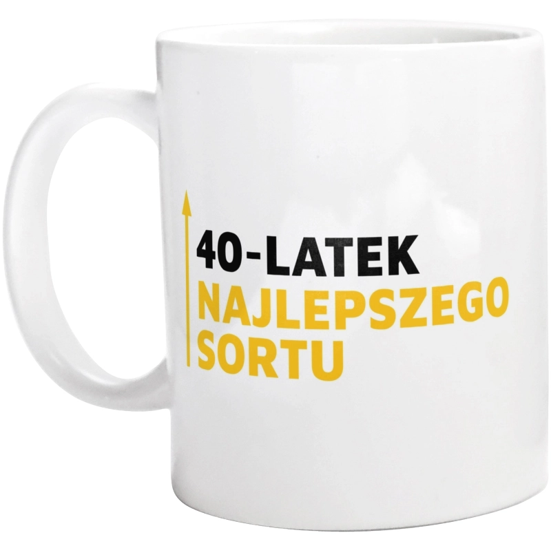 40-Latek Najlepszego Sortu - Kubek Biały