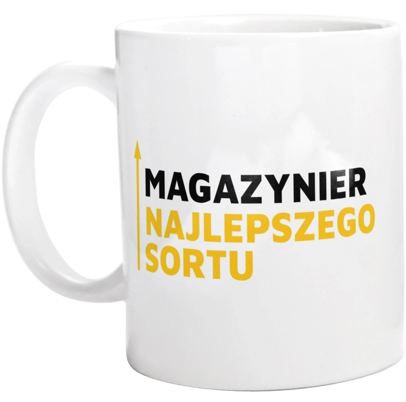 Magazynier Najlepszego Sortu - Kubek Biały