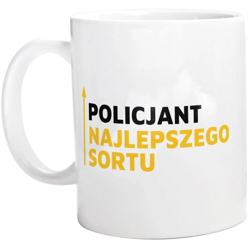 Policjant Najlepszego Sortu - Kubek Biały