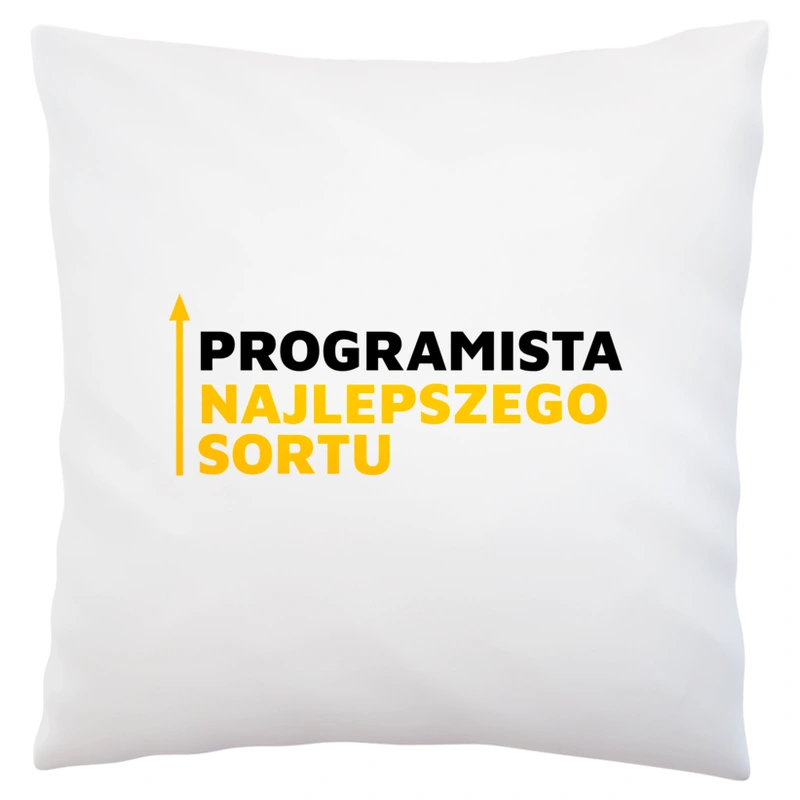 Programista Najlepszego Sortu - Poduszka Biała