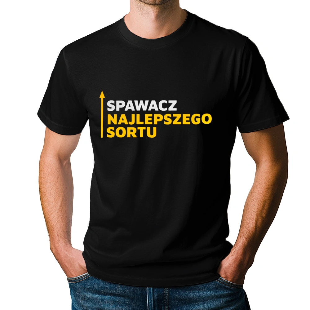 Spawacz Najlepszego Sortu - Męska Koszulka Czarna