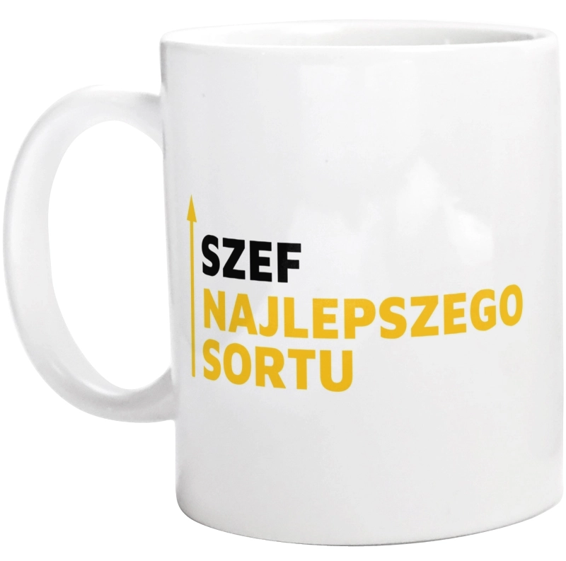 Szef Najlepszego Sortu - Kubek Biały