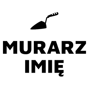 Napis Murarz - Kubek Biały