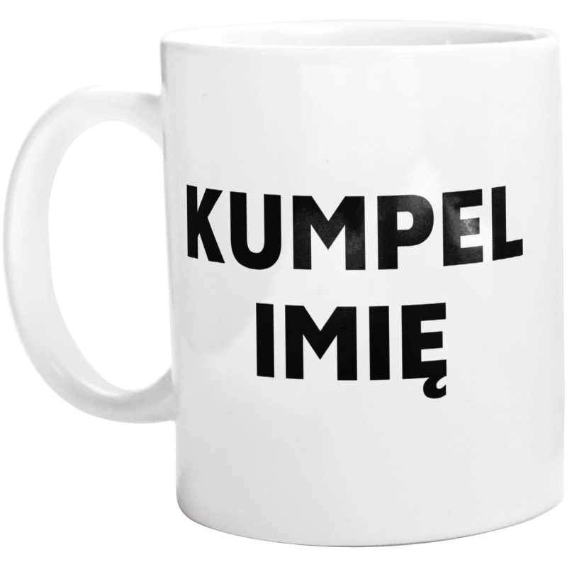 Napis Kumpel - Kubek Biały