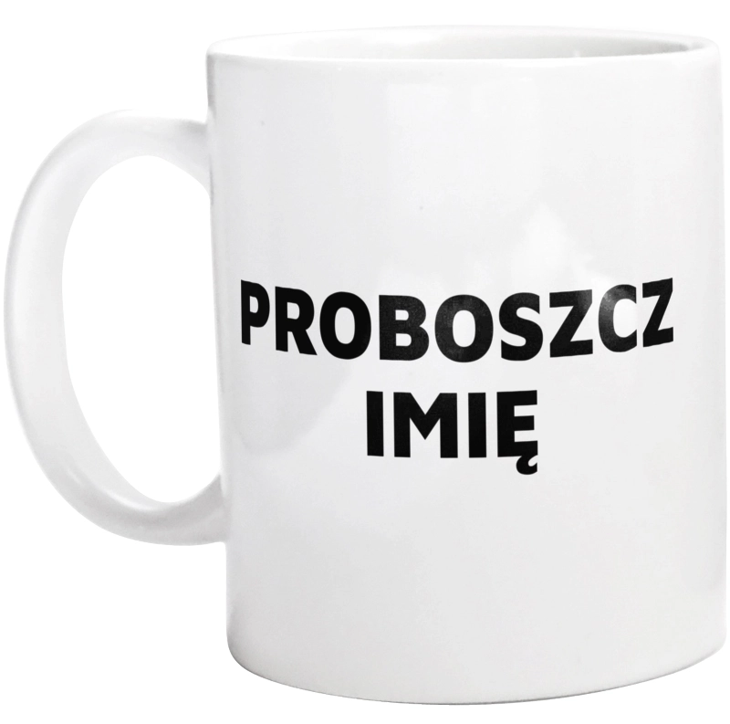 Napis Proboszcz - Kubek Biały