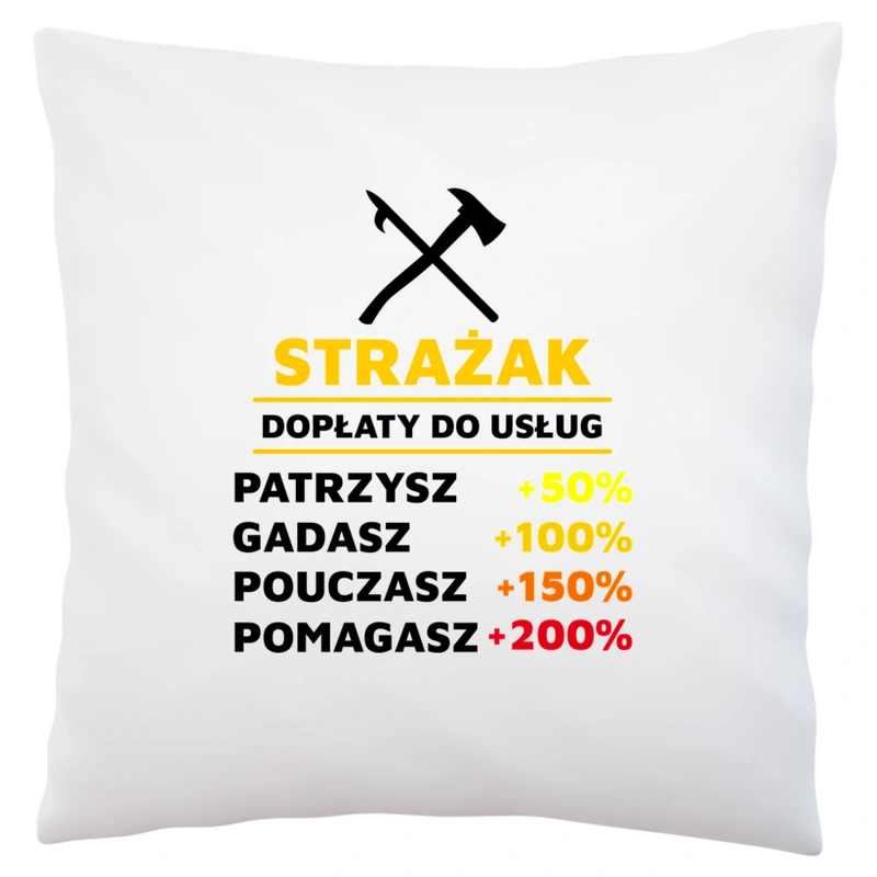 Dopłaty Do Usług Strażak - Poduszka Biała