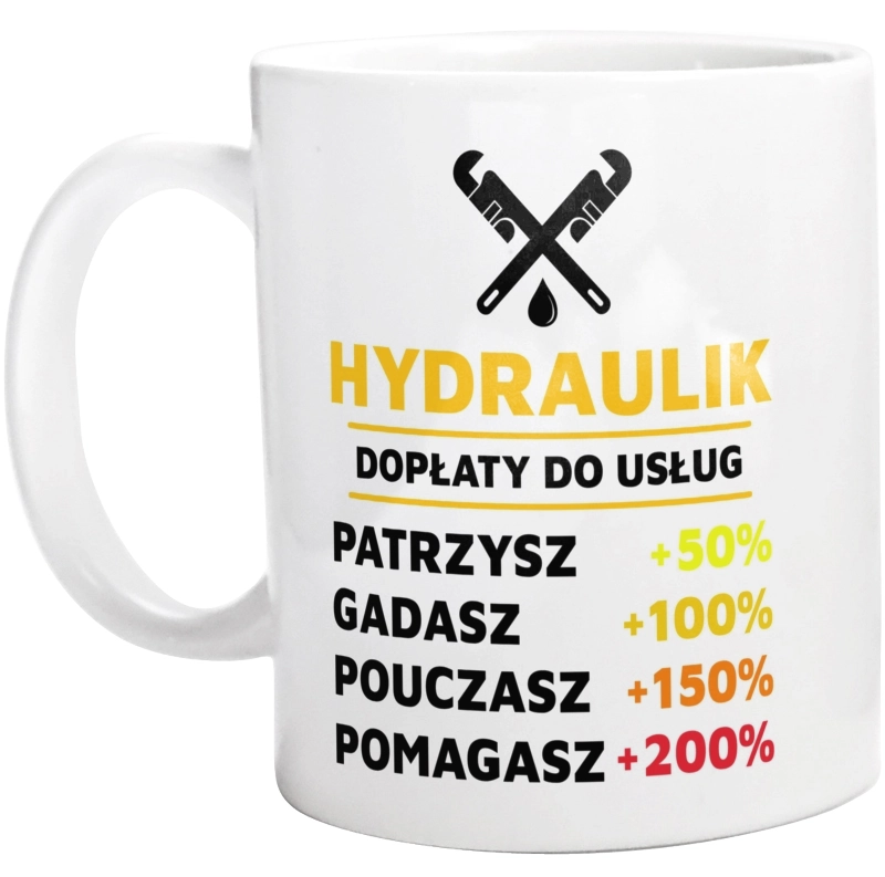 Dopłaty Do Usług Hydraulik - Kubek Biały