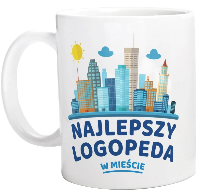 Najlepszy Logopeda W Mieście - Kubek Biały