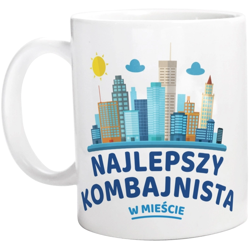 Najlepszy Kombajnista W Mieście - Kubek Biały