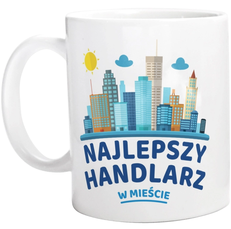 Najlepszy Handlarz W Mieście - Kubek Biały