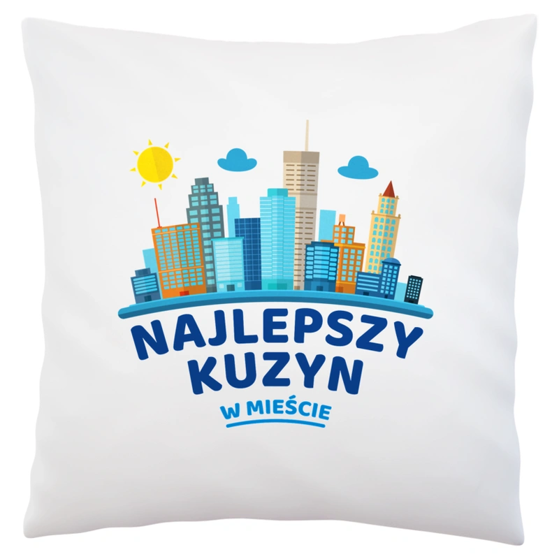 Najlepszy Kuzyn W Mieście - Poduszka Biała