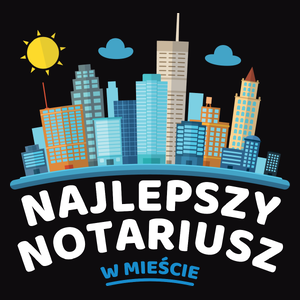 Najlepszy Notariusz W Mieście - Męska Koszulka Czarna