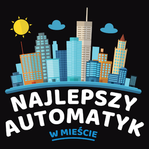 Najlepszy Automatyk W Mieście - Męska Koszulka Czarna