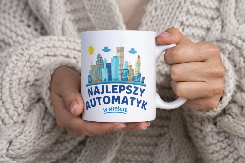 Najlepszy Automatyk W Mieście - Kubek Biały