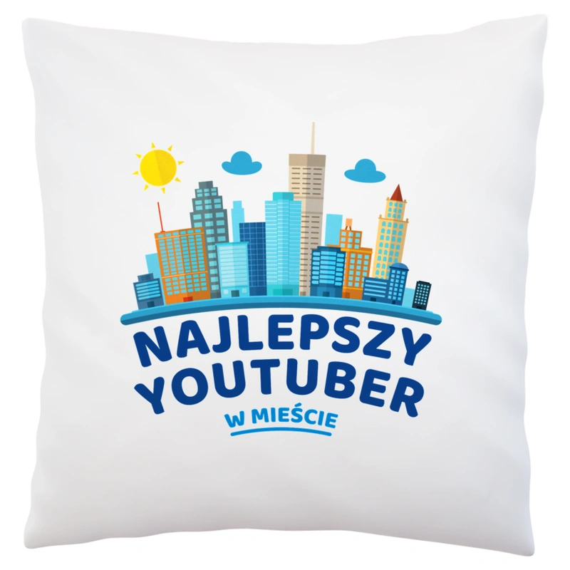 Najlepszy Youtuber W Mieście - Poduszka Biała