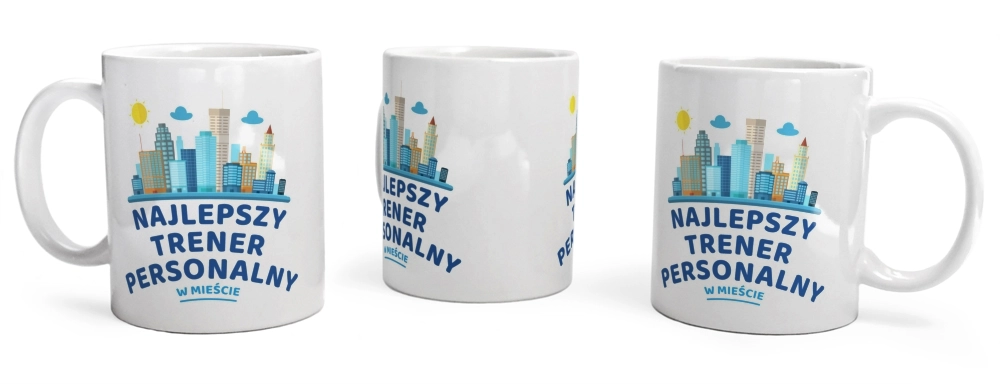Najlepszy Trener Personalny W Mieście - Kubek Biały
