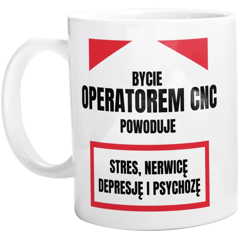 Bycie Operatorem Cnc - Kubek Biały