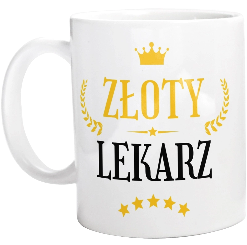 Złoty Lekarz - Kubek Biały