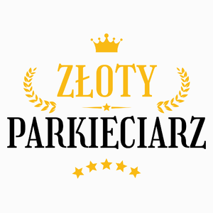 Złoty Parkieciarz - Poduszka Biała